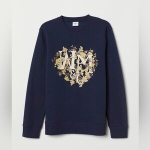 Morris & Co x H&M Navy Floral Logo Sweatshirt